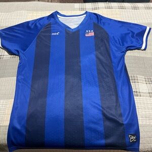 Mitre Men's Blue Soccer Jersey
